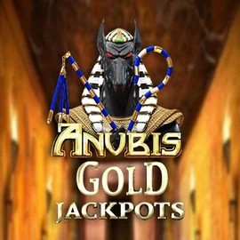 Anubis Gold Jackpots online game logo by Inspired Gaming on casoolacasinoo-au.com