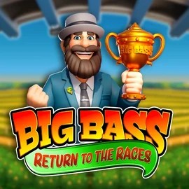 Big Bass Return to the Races logo by Pragmatic Play at Casoola Casino