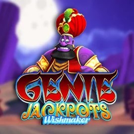 Genie Jackpots Wishmaker logo by Blueprint Gaming at Casoola Casino