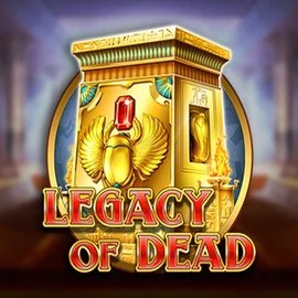 Legacy of Dead slot logo by Play'n GO at Casoola Casino